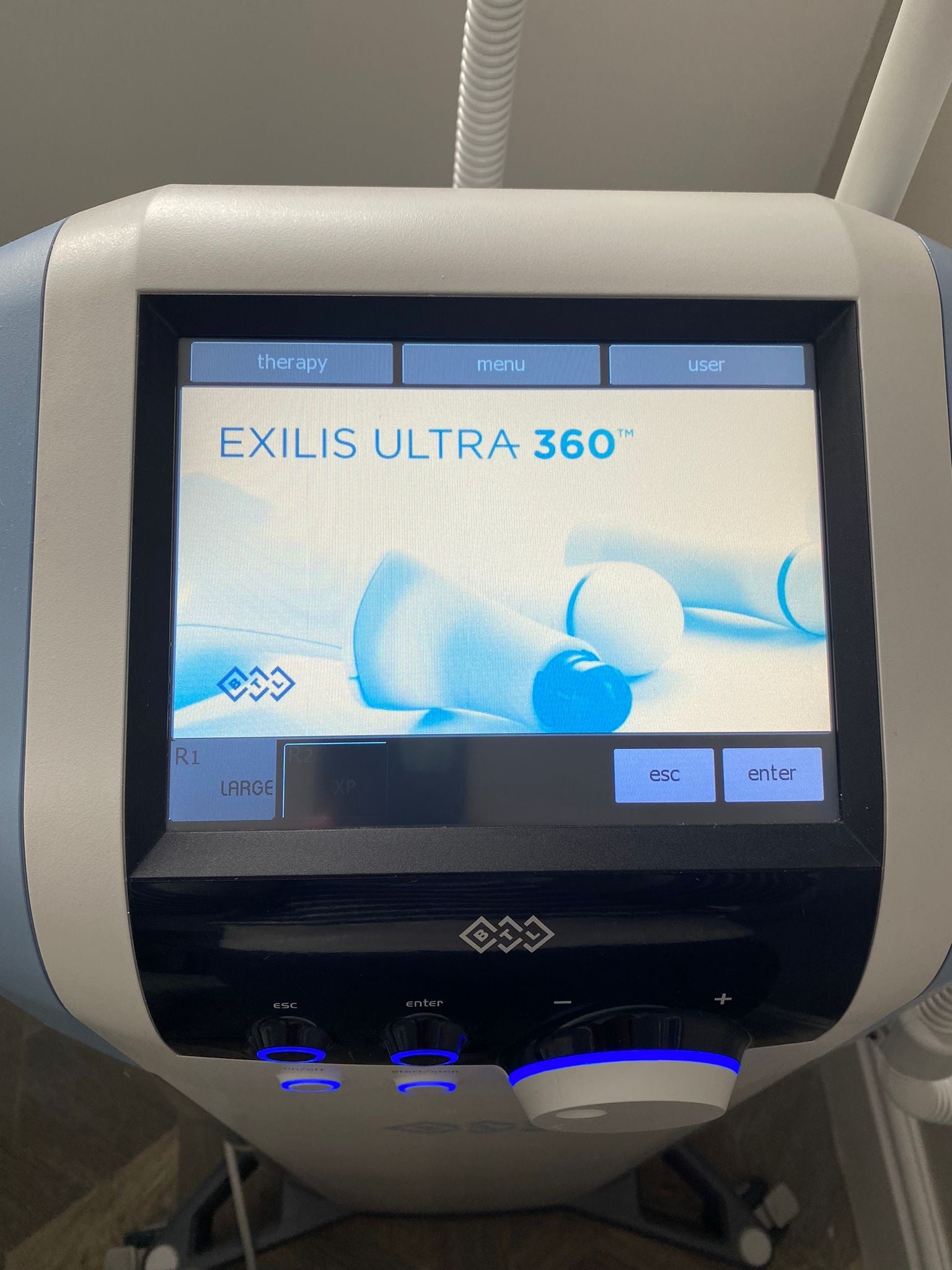 BTL Exilis Ultra 360 machine