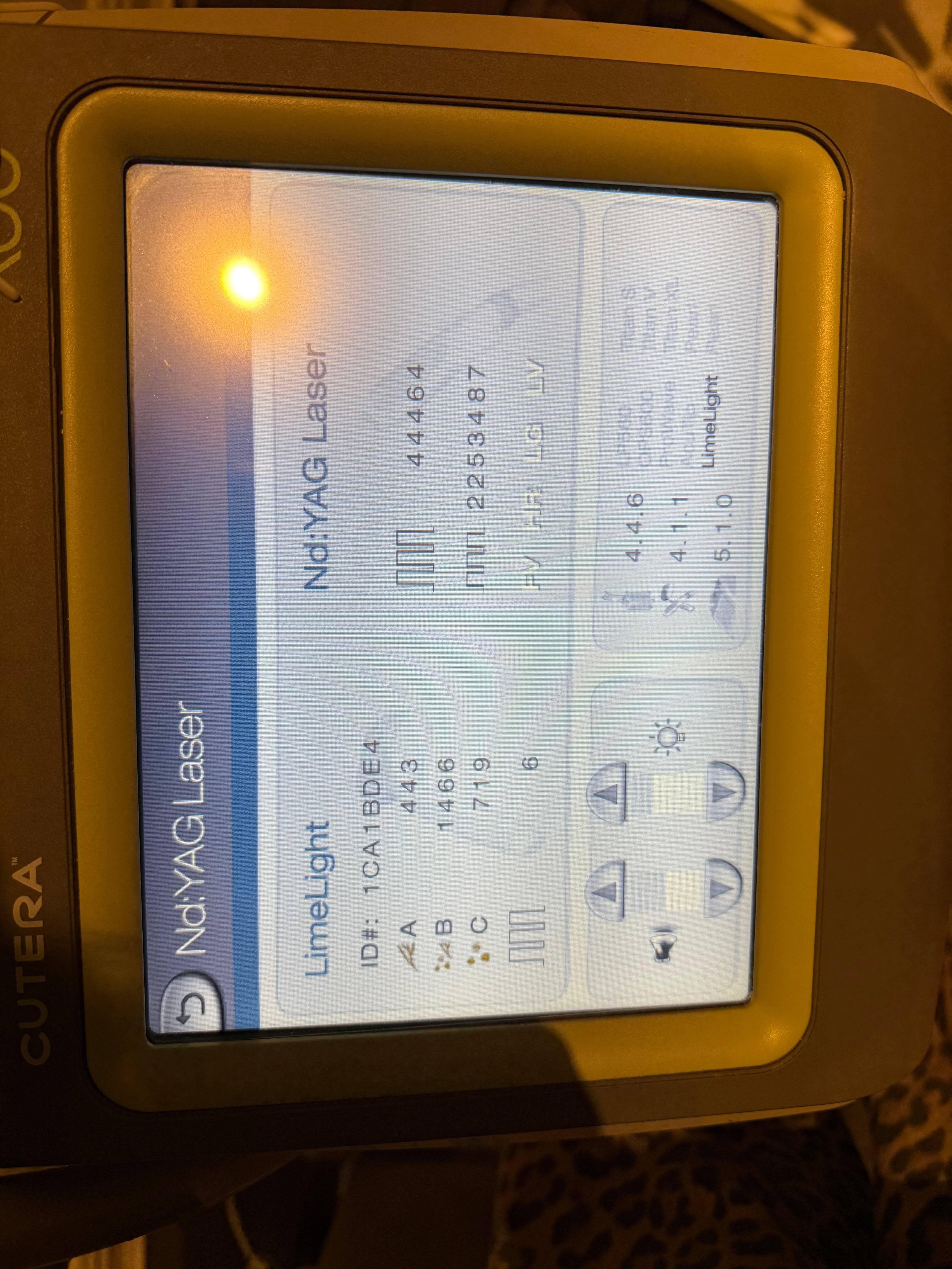 Cutera XEO with IPL and YAG laser